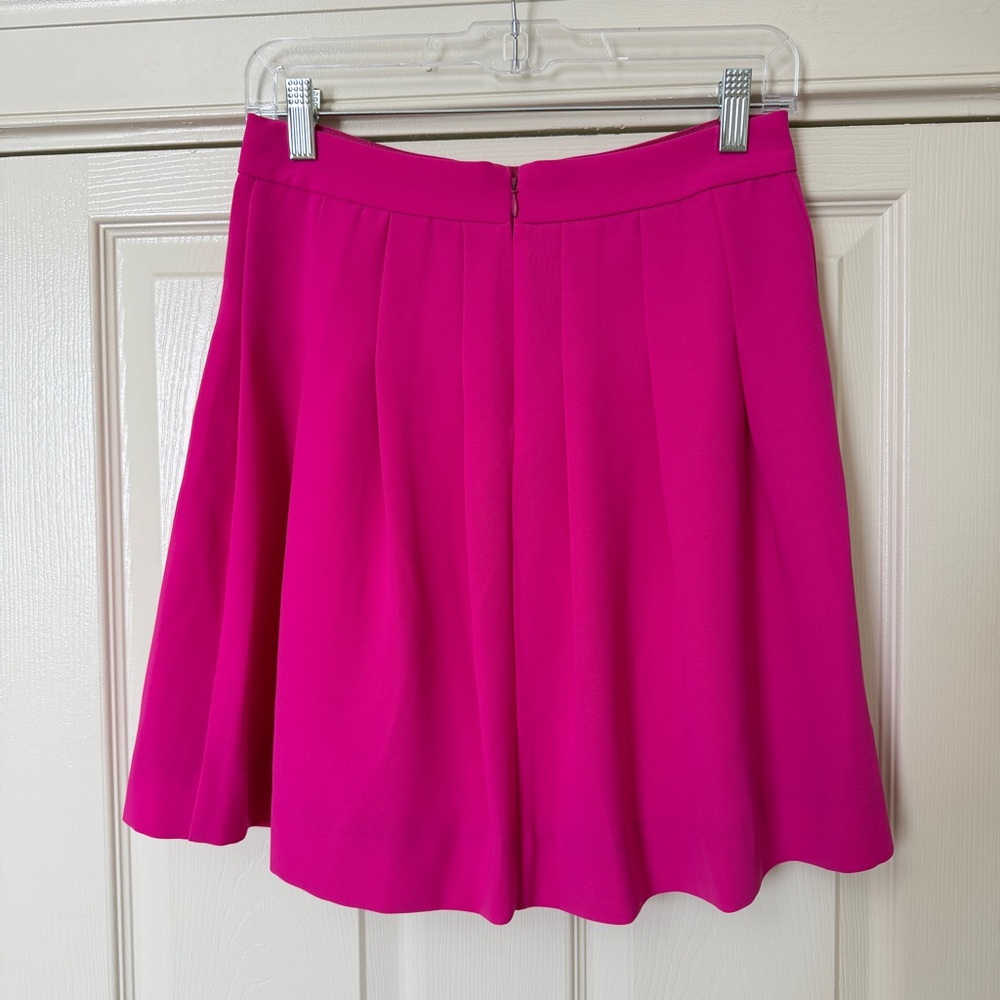 J.Crew Bright Pink Mini Skirt Size 0 - Picture 2 of 8
